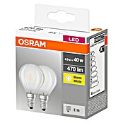 Osram Retrofit Ledlampen set Star Classic P 40 (E14, Niet dimbaar, Warm wit, 470 lm, 4 W, Mat) | BAUHAUS