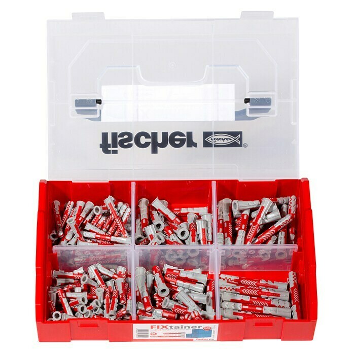 Fischer Duopower Universaldübel-Set Fixtainer - Tiefenbiss-Box (210 -tlg.) | BAUHAUS