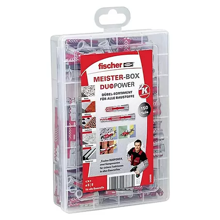 Fischer Duopower Universaldübel-Set Meisterbox kurz/lang
