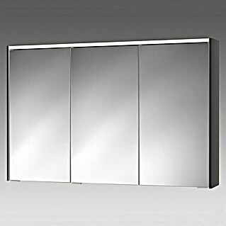 Sieper LED-Spiegelschrank KHX 120 (B x H: 120 x 74 cm, Holz, Anthrazit/Weiß)