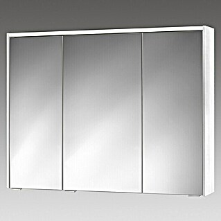 Sieper LED-Spiegelschrank KHX 100 (B x H: 100 x 74 cm, Holz, Holzdekor Weiß/Weiß)