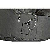 Sitzsack Swing Scuba Set inkl. Dotcom (95 x 90 cm, Anthrazit, 100 % Polyester/100 % Polyvinylchlorid)