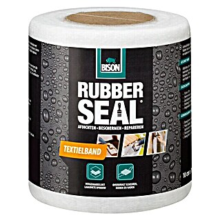 Bison Rubber Seal Textieltape Rol 10 cm x 10 m (Afdichten van scheuren)