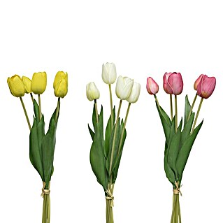 Planta artificial Tulipán (Altura: 49 cm, Varios colores, Plástico)