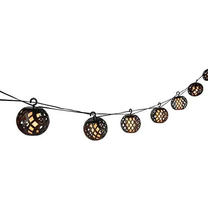 BAUHAUS Solar-Lichterkette Flame - Länge: 4,1 m, LED, Lichtfarbe: Gelb - Anwendungsbeispiel