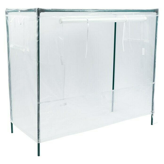 Vitavia Hochbeet-AbdeckungL x B x H: 118 x 55 x 105 cm, Transparent, Kunststoff Front View