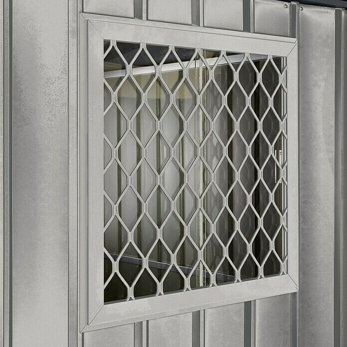 Globel Fenster-Element (62 x 62 cm, Silber Metallic) | BAUHAUS