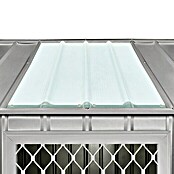 Globel Fenster-Element (62 x 62 cm, Silber Metallic) | BAUHAUS