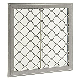 Globel Fenster-Element (62 x 62 cm, Silber Metallic)