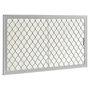 Globel Fenster-Element (124 x 75 cm, Silber Metallic)