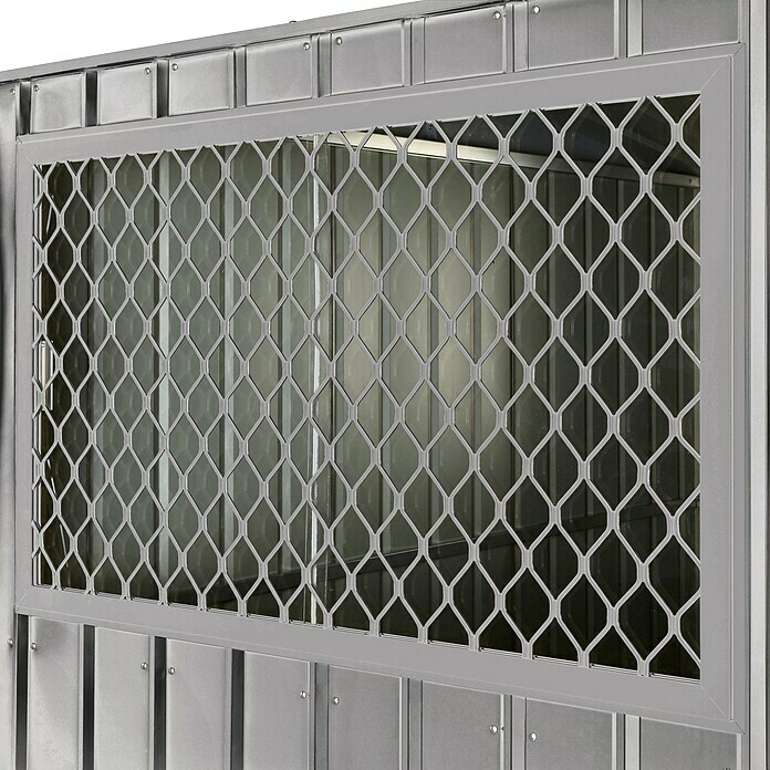 Globel Fenster-Element (124 x 75 cm, Silber Metallic) | BAUHAUS