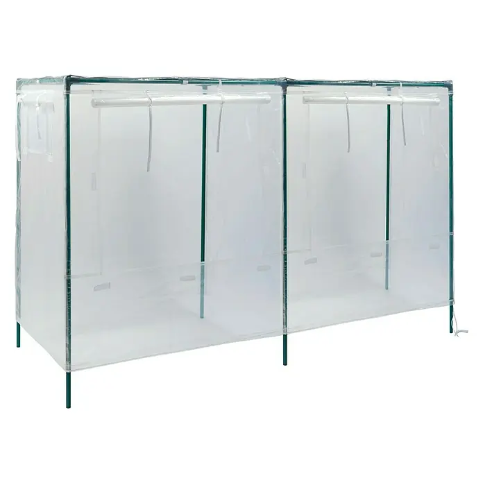 Vitavia Hochbeet-Abdeckung - L x B x H: 158 x 55 x 105 cm, Transparent, Kunststoff - Geräumiges Mini-Gewächshaus mit stabiler Rahmenkonstruktion und transparenter Abdeckung für den Innen- und Außenbereich.