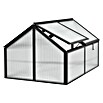 Vitavia Frühbeet Zola (124,3 x 89 x 71,3 cm, Schwarz, Polycarbonat) | BAUHAUS