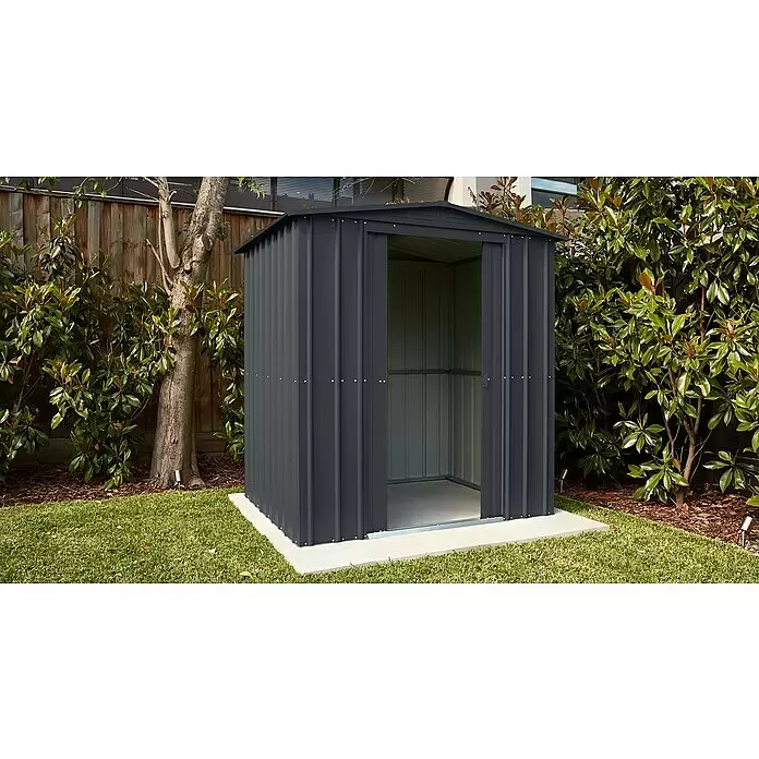 Gerätehaus Dream 65 - 184 cm, 154 cm, Stahl, Anthrazit - Stimmungsaufnahme
