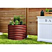 Vitavia Hochbeet Terra 630 (82 x 82 x 63 cm, Zincalume®, Rubin) | BAUHAUS