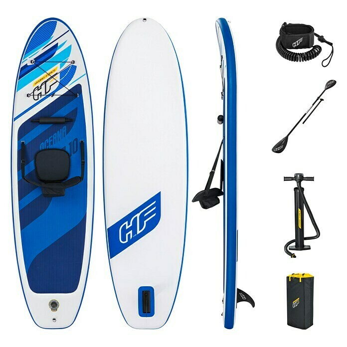 Hydro-Force SUP-Board-Set OceanaL x B x H: 305 x 84 x 12 cm, Nutzlast: 120 kg, Aufblasbar View From Above