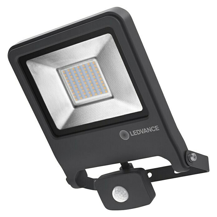 Ledvance LED-Strahler Endura FloodAnthrazit, Sensor, 50 W, IP44 Diagonal View