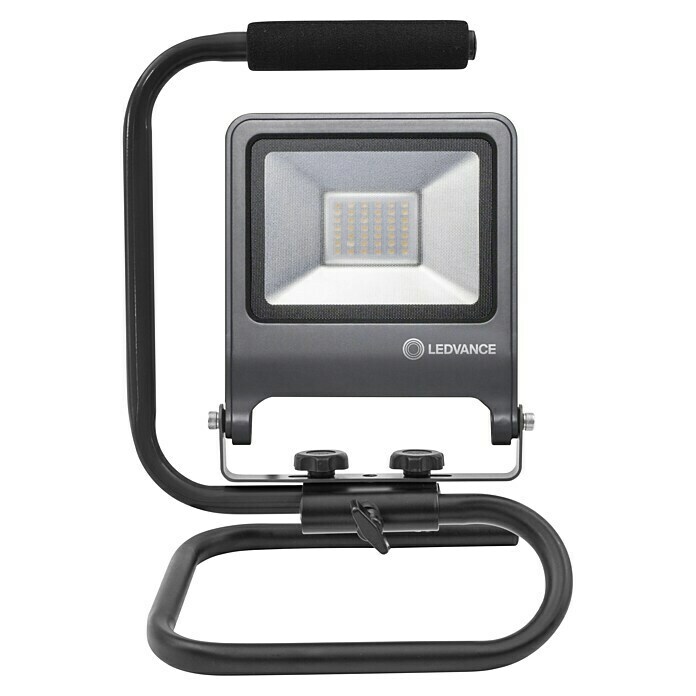 Ledvance LED-Strahler Floodlight30 W, Schwarz, Tragegriff, IP65 Front View