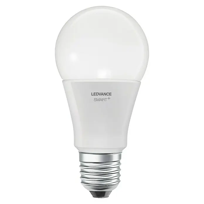 Ledvance Smart+ WiFi Smart-LED-Lampe Classic - E27, Neutralweiß, 1.055 lm, 9,5 W, Farbtemperatur einstellbar: Stufen - LEDVANCE SMART+ Lampe: Eine intelligente, energieeffiziente Glühbirne für Ihr Zuhause, die sich einfach per App steuern lässt.
