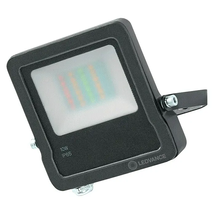Ledvance Smart+ WiFi LED-Außenwandleuchte Flood10 W, 12,5 x 12,5 x 2,8 cm, RGBW