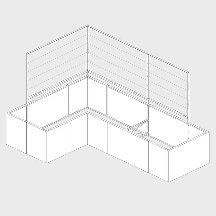 Palatino DrahtseilLänge: 25 m, Passend für: Palatino Urban Rankhilfe Sketch