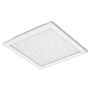 Briloner LED-Panel Sternendekor (18 W, L x B x H: 29,5 x 29,5 x 5,5 cm, Weiß, Neutralweiß)