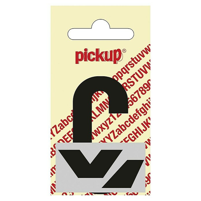 Pickup Naljepnica  (C, Crne boje, Visina: 60 mm) | BAUHAUS