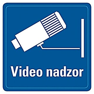 Pickup Samolepilni listki (Motiv: Video nadzor, 7,5 x 7,5 cm)