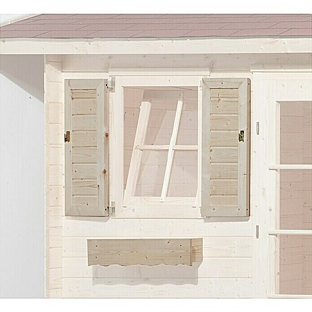 Weka Fensterladen mit Blumenkasten (Passend für: Fenster B x H: 69 x 79 cm)
