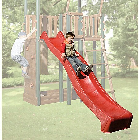 Weka Wasserrutsche Tabaluga (Passend für: Weka Kinderspieltürme, Rot)