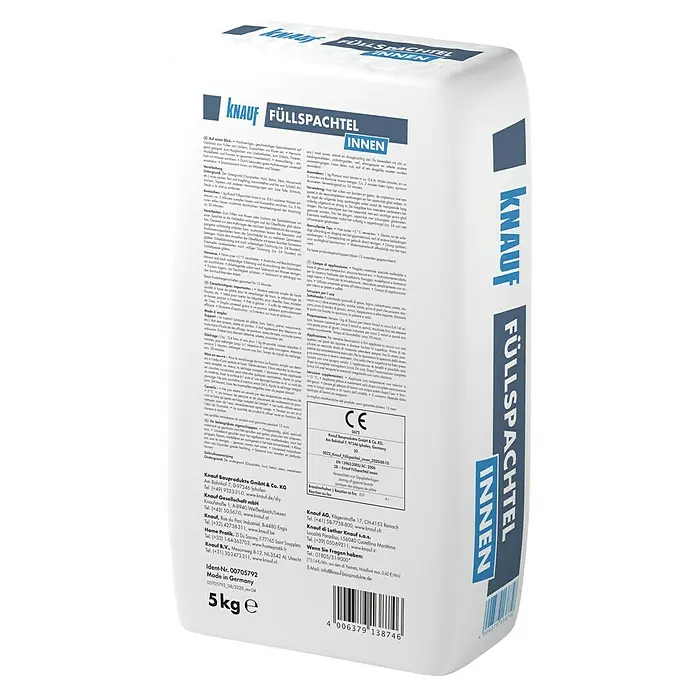 Knauf Füllspachtel - 5 kg - Sack Knauf Füllspachtel Innen.