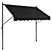 Sunfun Klemmmarkise (Anthrazit, Breite: 3 m, Ausfall: 1,3 m) | BAUHAUS
