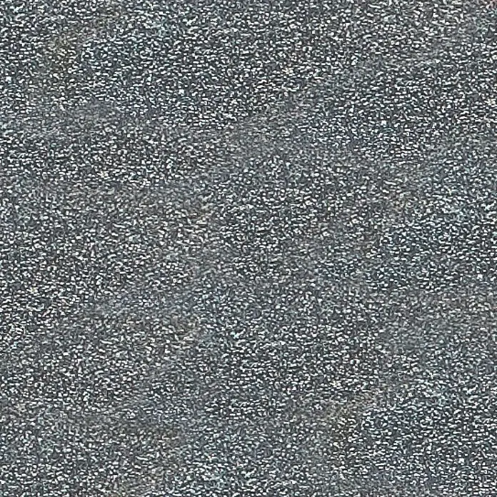 Sunfun Garten-Couchtisch Maja Lift - L x B x H: 130 x 75 x 74 cm, Anthrazit - Nahaufnahme einer rauen, silbergrauen Oberfläche. Sie könnte von Metall oder einem anderen Material mit einer körnigen Textur stammen.