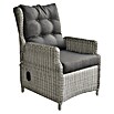 Gartenmöbel-Set Pauline (5 -tlg., Polyrattan/Glas, mit Esstisch, Bambusgrau) | BAUHAUS