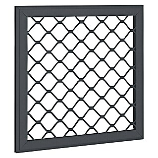 Globel Fenster-Element (62 x 62 cm, Anthrazit)
