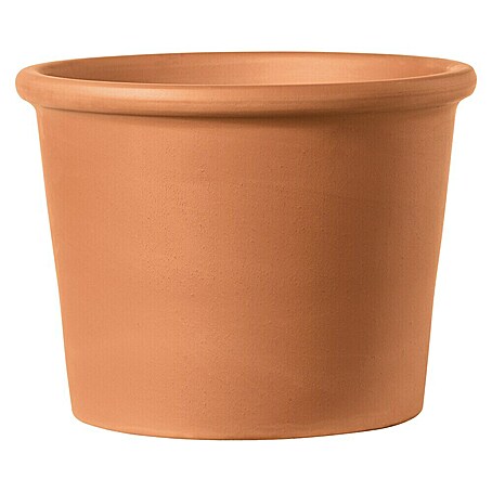 Deroma Pflanztopf Bordato (Außenmaß (Ø x H): 8 x 6,4 cm, Naturmaterialien, Terrakotta)