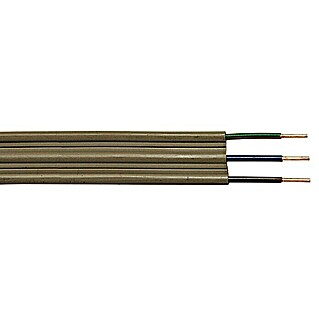 Plosnati kabel (Broj parica: 3, 20 m, Bež boje)