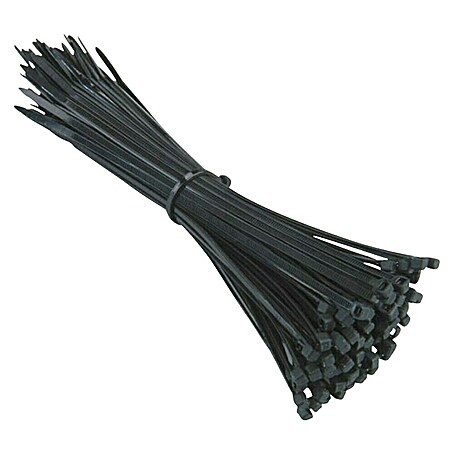 Voltomat Bridas para cables (An x L: 48 x 200 mm, Plástico, Negro)