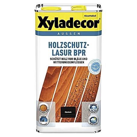 Xyladecor Holzlasur BPR (Ebenholz, 5 l)