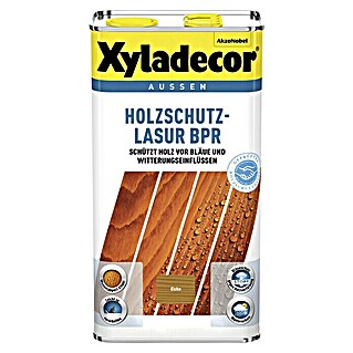 Xyladecor Holzschutzlasur BPR (Farbe: Eiche, 5 l, Materialbasis: Alkydharz)