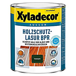 Xyladecor Holzschutzlasur BPR (Farbe: Tannengrün, Inhalt: 1 l, Materialbasis: Alkydharz)
