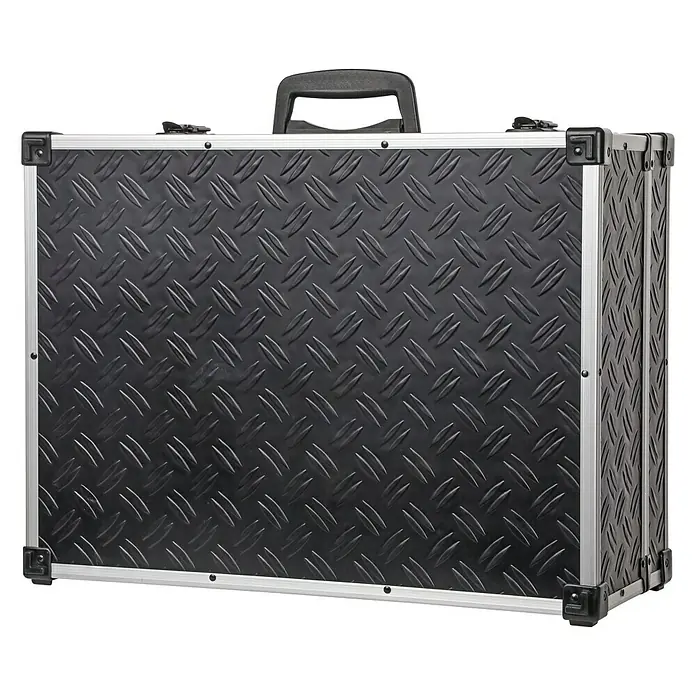 Wisent Werkzeugkoffer-Set TC Deluxe 3 in 1 - Geeignet für: Werkzeugaufbewahrung, Ohne Werkzeug, 3 Stk. - Robuster Werkzeugkoffer aus Aluminium mit verstärkten Ecken und Tragegriff für sicheren Transport von Werkzeugen.