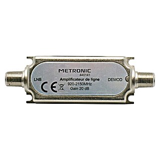 Metronic Amplificador de señal (Conector F, 20 dB)