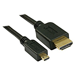 Metronic Cable HDMI mini Macho (Largo: 1,5 m, Apantallado, Contactos con chapado dorado, 10,2 Gbit/s)