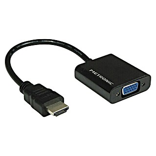 Metronic Cable HDMI y VGA (Largo: 15 cm, Apantallado)