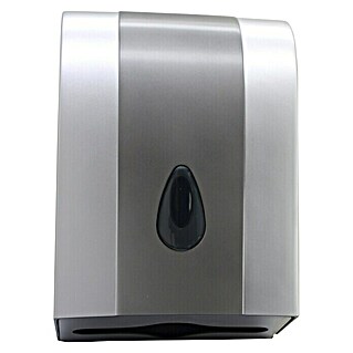 CM Baños Dispensador de toallas de papel (Gris, Plástico (ABS), Apto para: Toallas de papel plegadas, 19 x 26 x 38 cm)