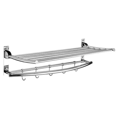CM Baños  Estante para baño plegable