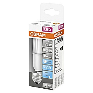 Osram Star LED-Lampe Stick (E27, Dimmbarkeit: Nicht Dimmbar, Kaltweiß, 1 050 lm, 10 W)