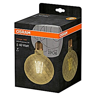 Osram LED-Lampe Tannenzapfen (5 W, E27, G125, 470 lm)