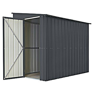 Globel Gerätehaus LeanTo 58 (155 cm, 242 cm, Stahl, Anthrazit)